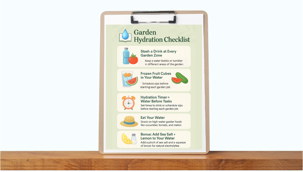 Garden Hydration Checklist