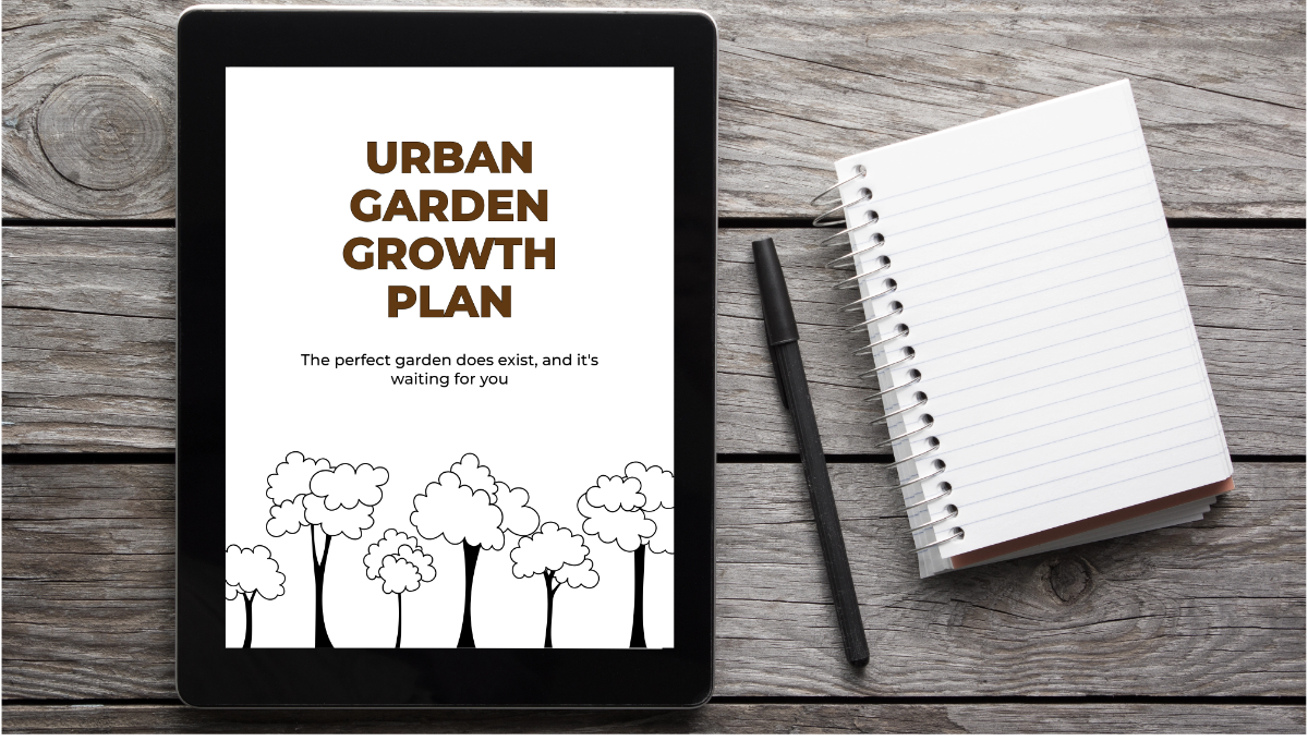 Urban Garden Growth Plan