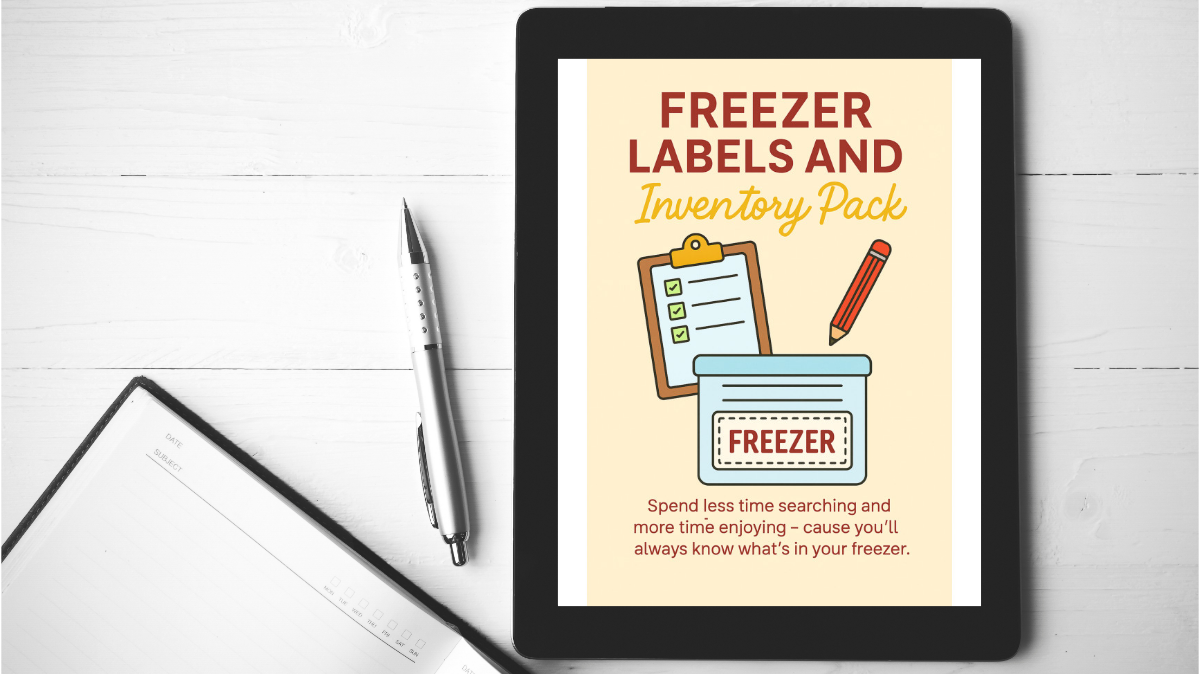 Freezer Labels & Inventory pack
