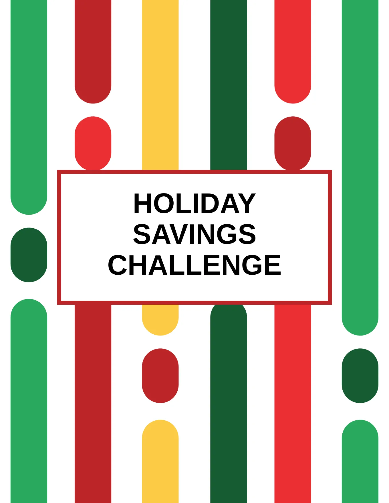 Holiday Savings Challenge