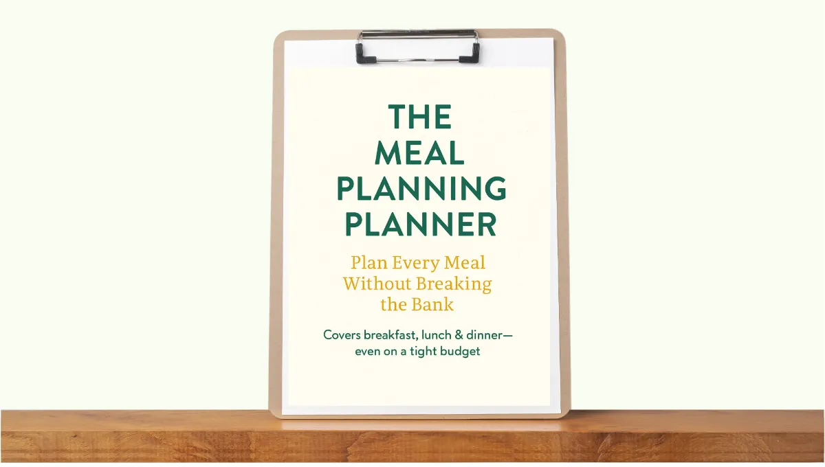 The Meal Planning Planner