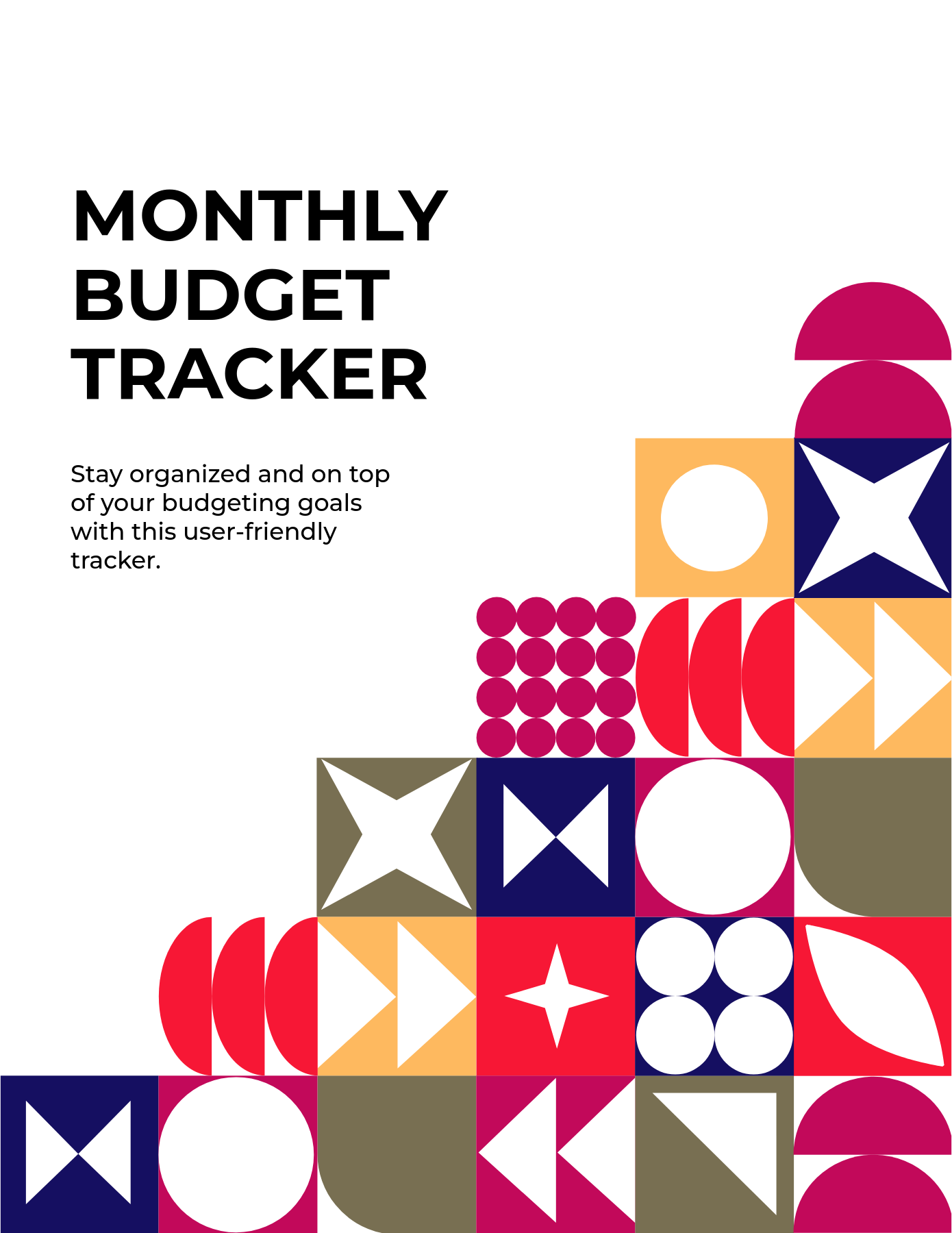 Monthly Budget Tracker
