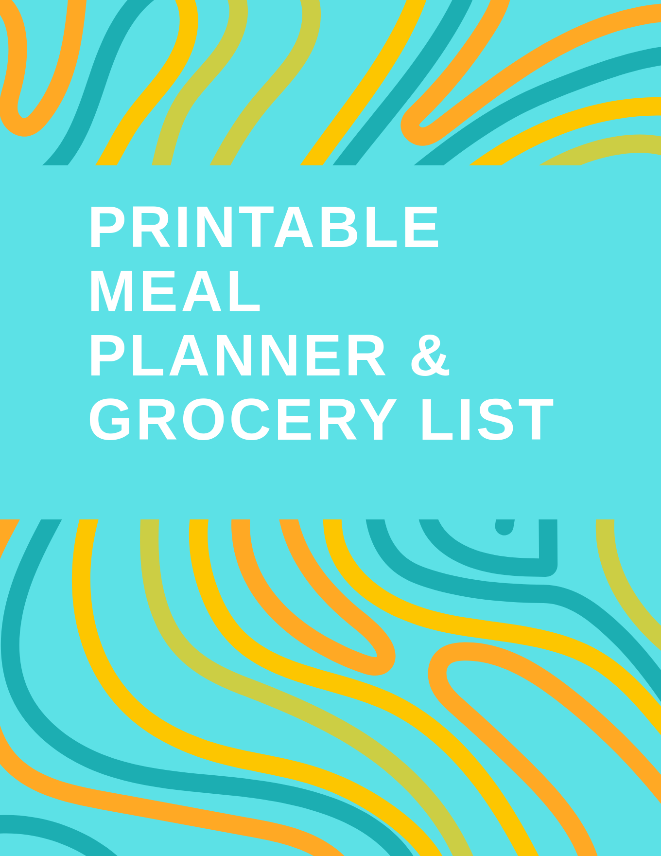 Printable Meal Planner & Grocery List