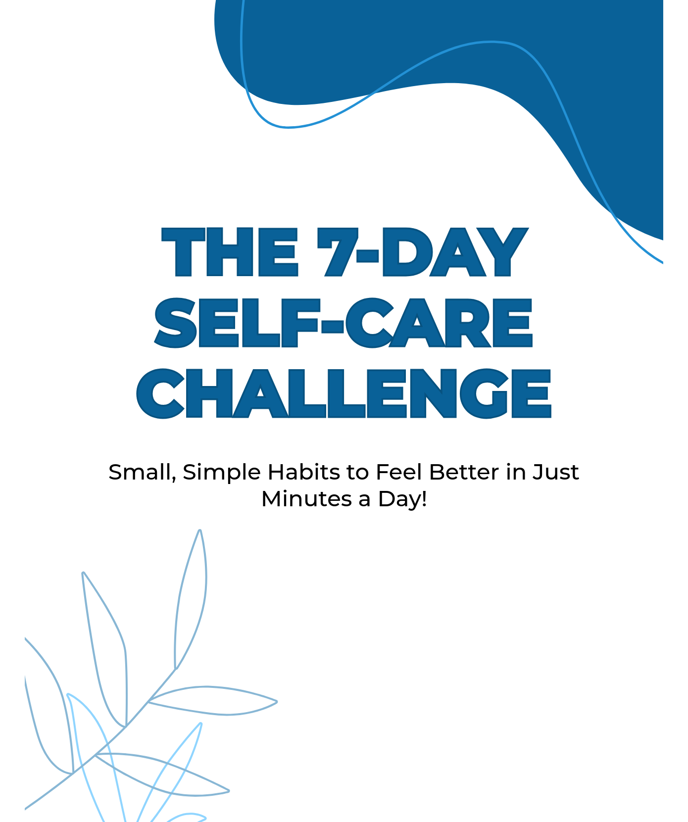 7-Day Self-Care Challenge