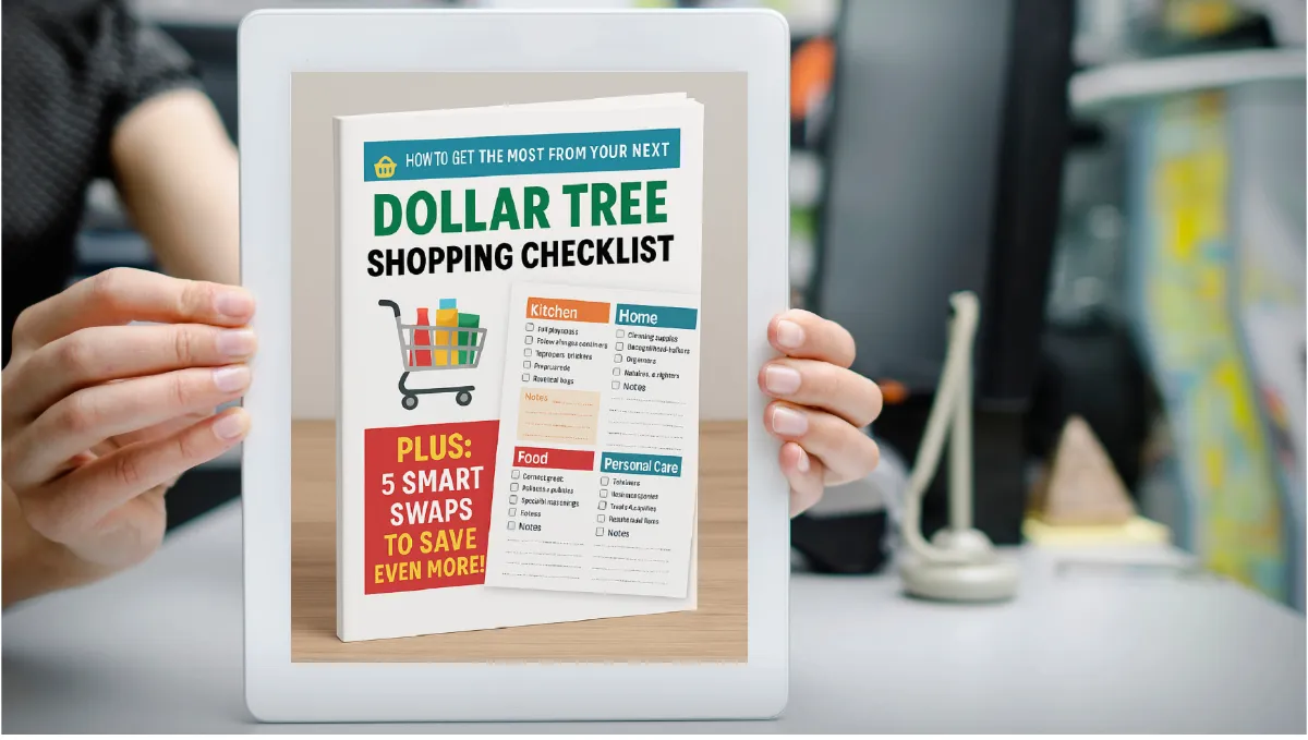 Dollar Tree Shopping Checklist